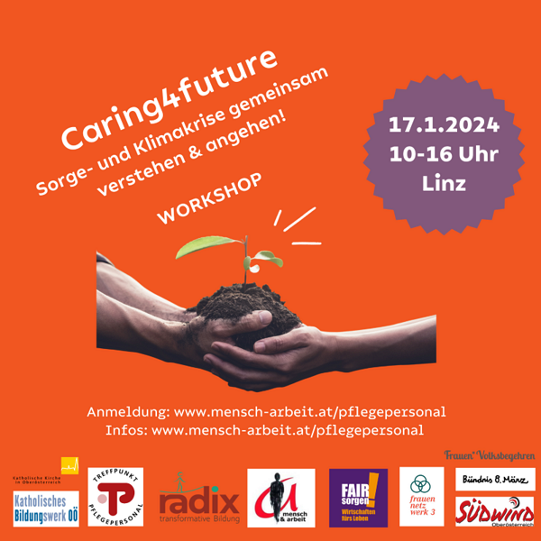 Caring4furure 2024 / mensch & arbeit Caring4furure 2024