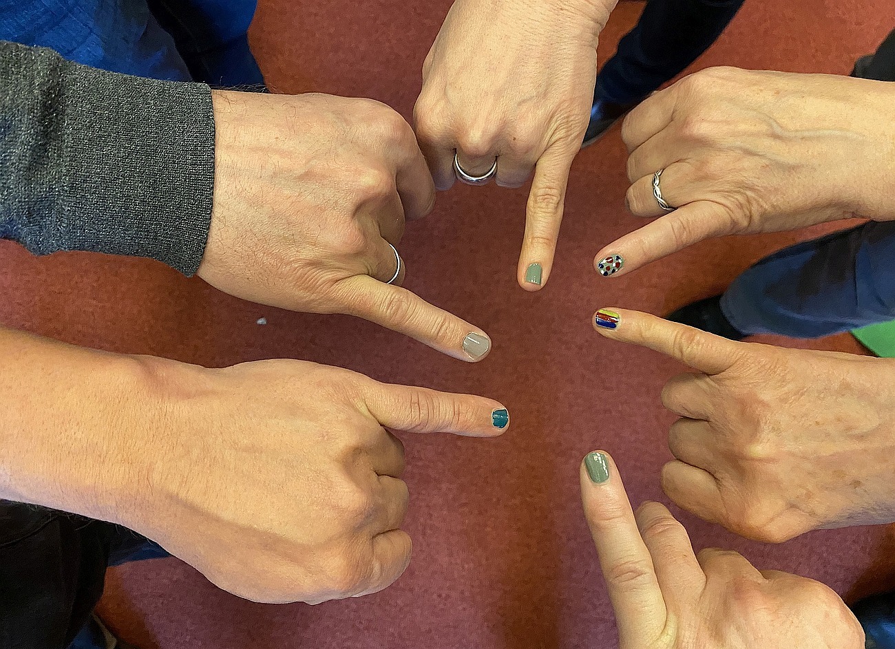 Aktion 'lackierter Fingernagel'