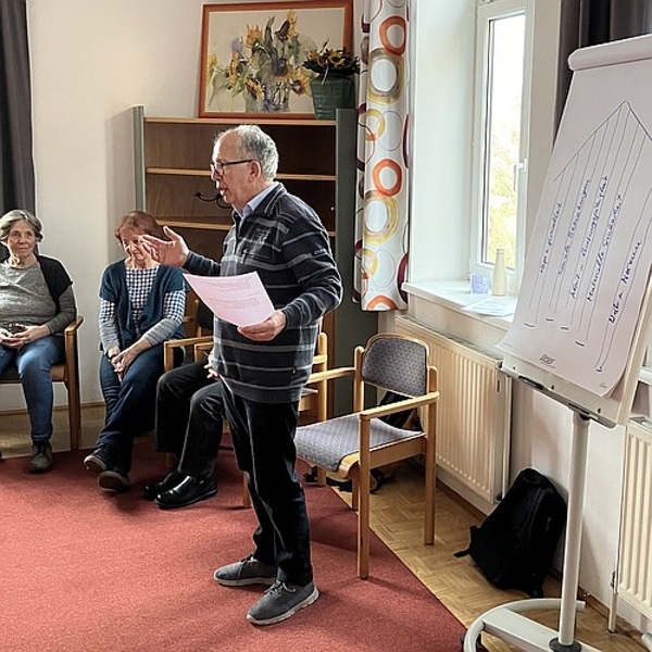 Nachmittag für uns, 14. 3. 2024 / KAB OÖ Referent Rolf Sauer beim 'Nachmittag für uns'