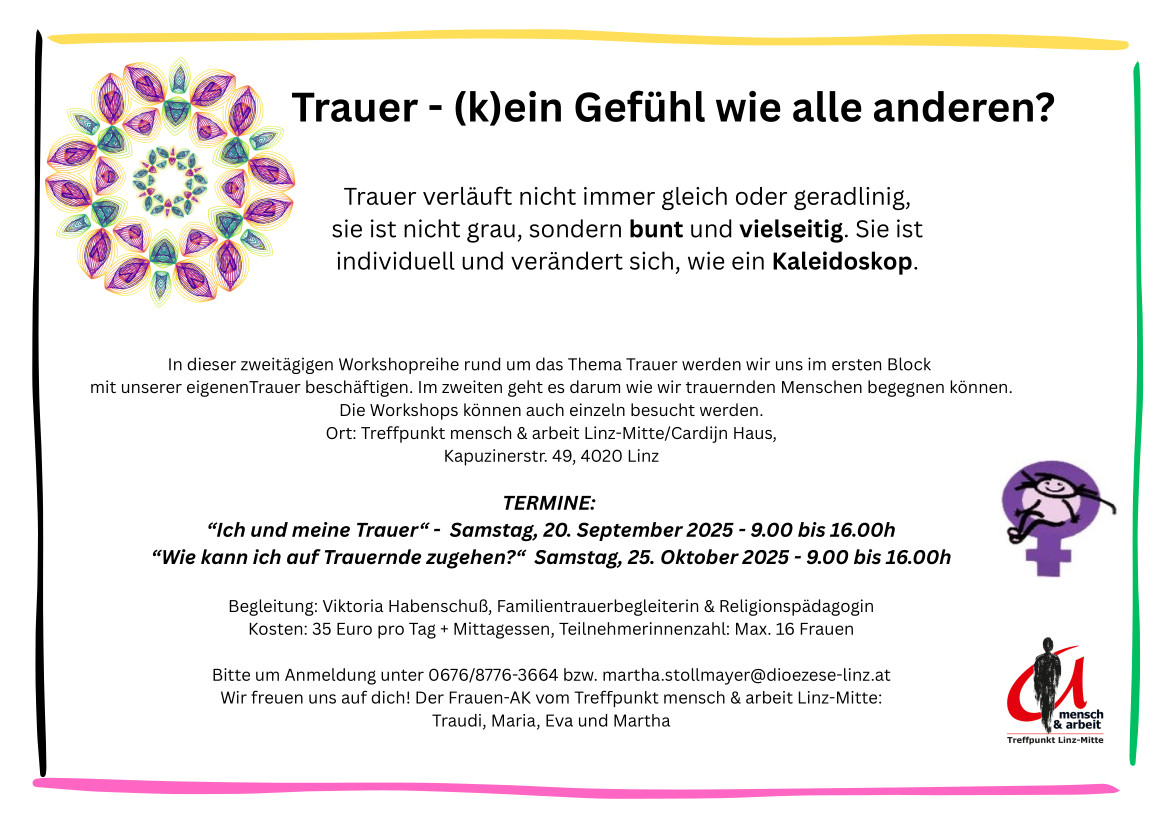 Einladung Trauerseminar
