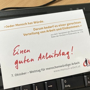 ... für gerechte Verteilung von Arbeit und Einkommen.