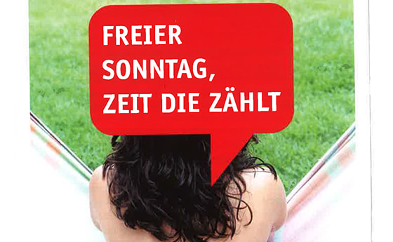 Sonntag frei – eine Frage der Lebensqualität