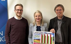 Präsidentin Gabriele Hofer-Stelzhammer (Mitte), Vizepräsident Jakob Ulbrich (links) und Vizepräsident Bernhard Steiner (rechts).