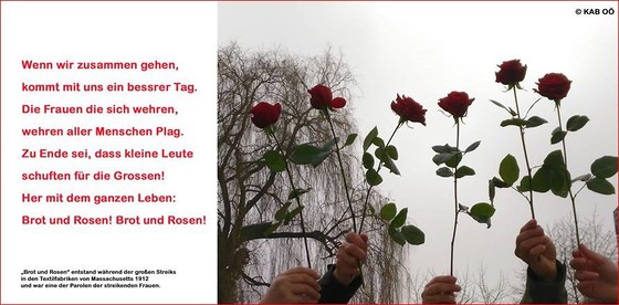 Frauentag - Brot & Rosen