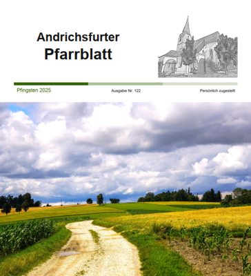 Pfingsten 2025 / Pfarre Andrichsfurt Deckblatt für Publikation