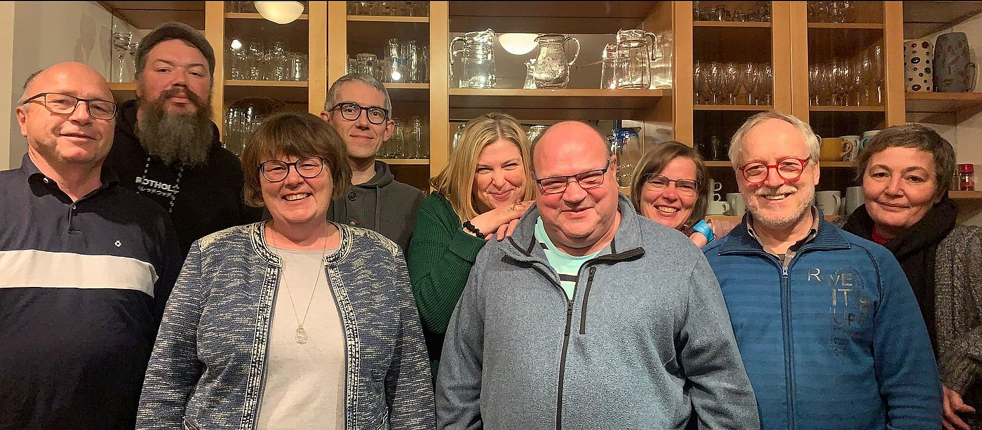 v.l.n.r. G. Stollmayer, M. Loishandl, M. Stollmayer, A. Offenthaller, J. Landerl, R. Dworak, A. Praher, H. Gratzer, H. Schellenhuber (nicht am Bild: P. Hansche und G. Roller) 