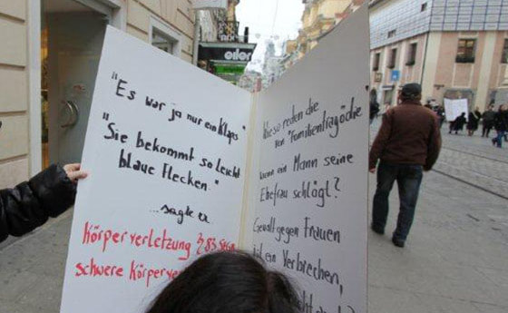 Int. Tag gegen Gewalt an Frauen