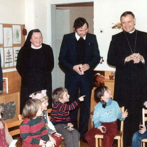 Im Pfarrkindergarten Ried im Innkreis (1983)