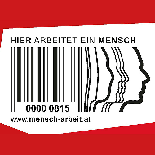 Hier arbeitet ein Mensch