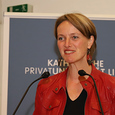 Magdalena Holztrattner, Direktorin der ksoe (hier bei einer Veranstaltung der KU Linz im Oktober 2019) / © Diözese Linz / Reischl Magdalena Holztrattner, Direktorin der ksoe (hier bei einer Veranstaltung der KU Linz im Oktober 2019)