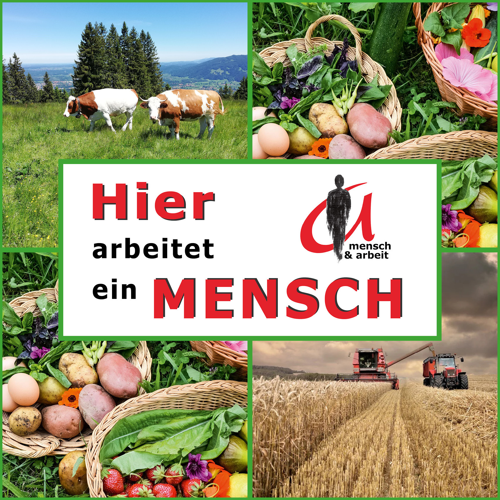 Hier arbeitet ein Mensch