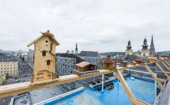 Vogelhäuschen auf Sommerfrische
