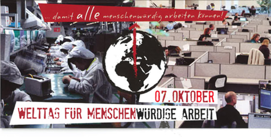 7. Oktober – Welttag für menschenwürdige Arbeit