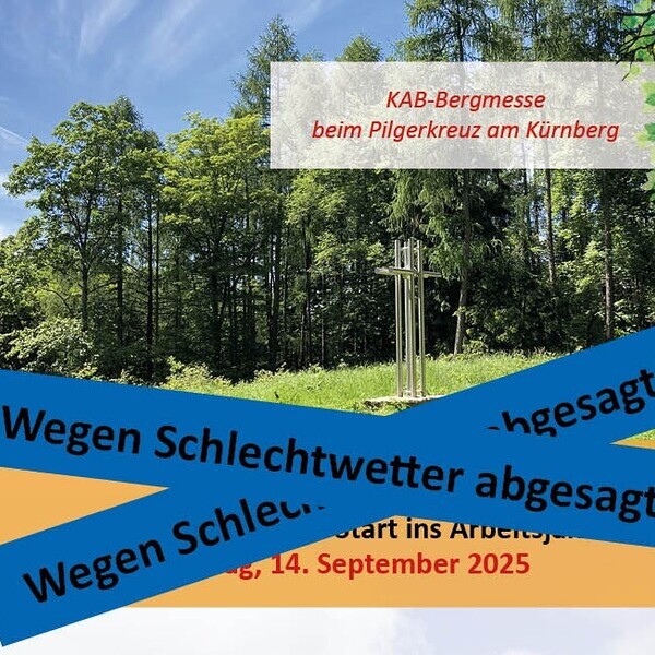 Wegen Schlechtwetter abgesagt! 