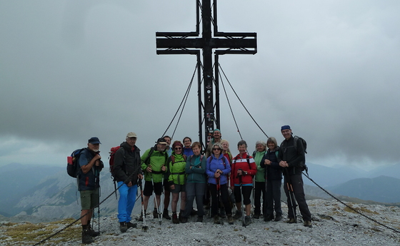 Am Gipfel des Hochschwab