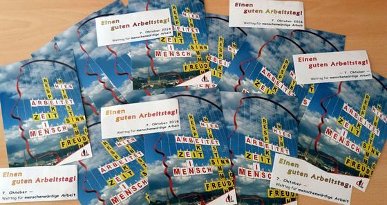 7. Oktober - Welttag für menschenwürdige Arbeit