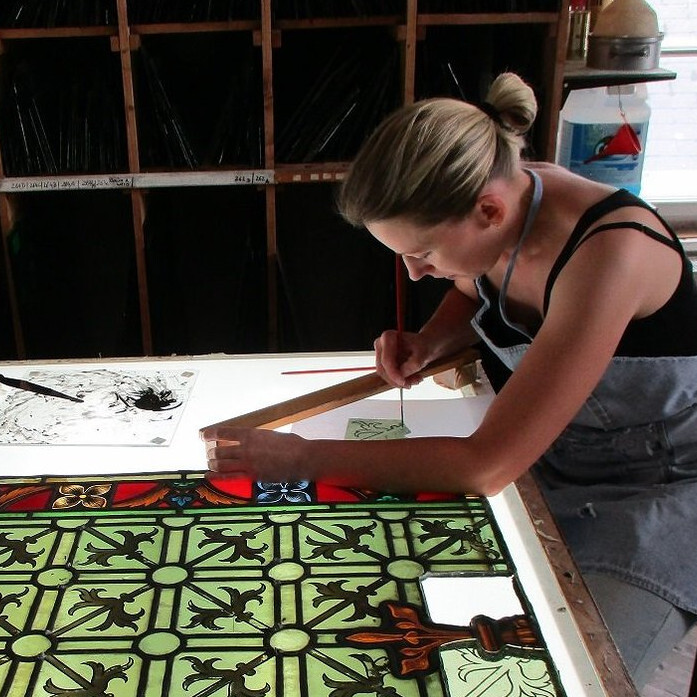 Glasbildnerin Kyra Kleinschmidt