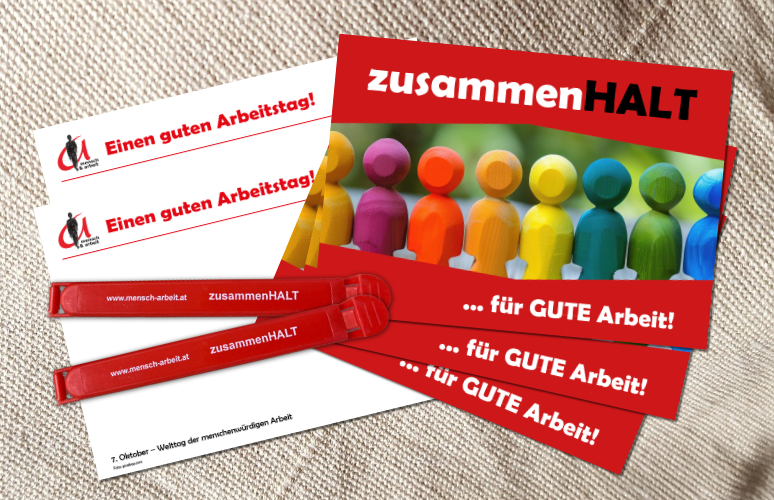 Welttag für menschenwürdige Arbeit / © Team mensch & arbeit 7. Oktober