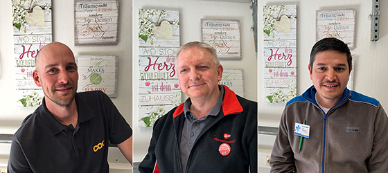 Mitarbeiter der Firma Transgourmet