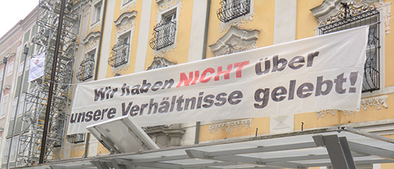 Wir haben nicht über unsere Verhältnisse gelebt