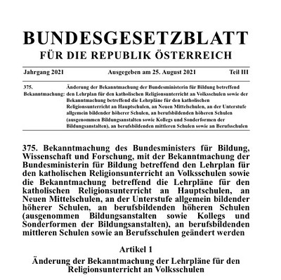 Lehrplan Sekundarstufe 1