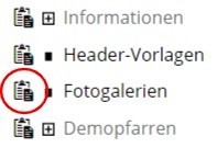 Section Suche Fotogalerie