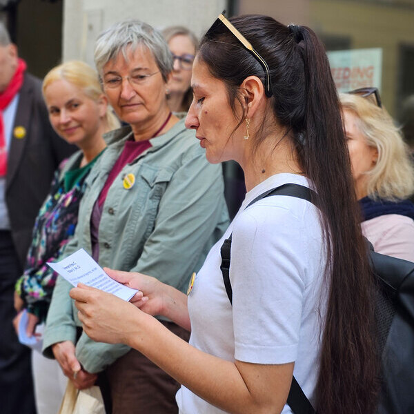Tag der Arbeitslosen / © Bea Keplinger Rundgang in Linz