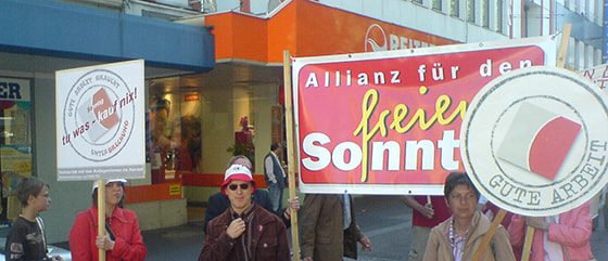 Aktionen zum freien Sonntag