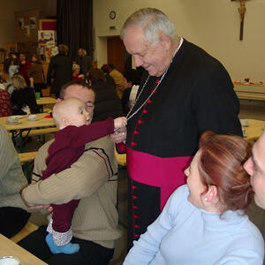 Visitation in Ebelsberg, Pfarrcafé (2003)